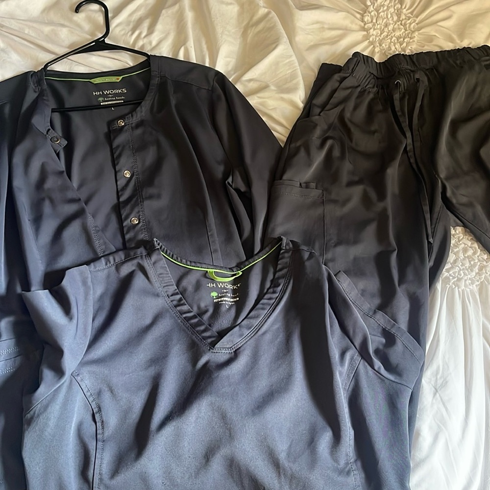 HH Works by Helaing Hands size large Gray
